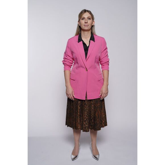 NWT The Drop Pink Blake Long Blazer - Picture 3 of 6